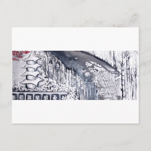 Antiker Friedenstempel Postkarte (Vorderseite)