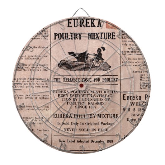 Antiker Füttre Dartscheibe (vorne)