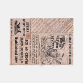 Antiker Füttre Fleecedecke (Vorderseite (Horizontal))