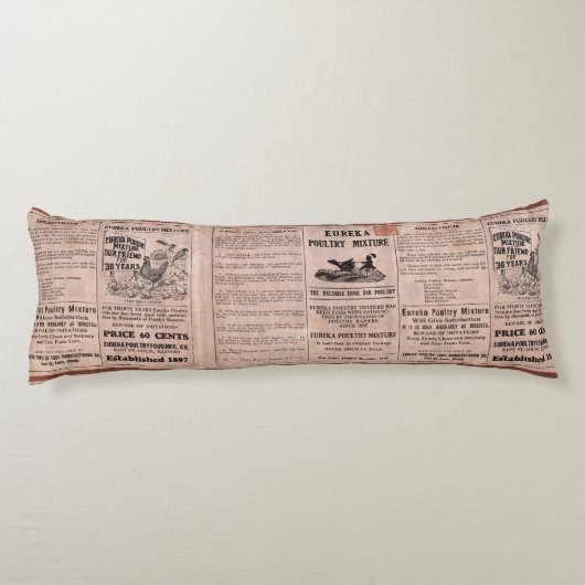 Antiker Füttre Seitenschläferkissen (Rückseite)