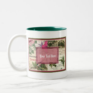 Antiker Garten Zweifarbige Tasse