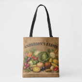 Antiker Gemüsegarten auf dem Bauernhof Tasche (Vorderseite)
