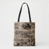 Antiker Gemüsemarkt Gemüsegarten Tasche (Vorderseite)