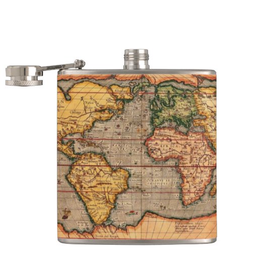 Antiker Geschichtsliebhaber der Alten Welt Flachmann (Geöffnet)