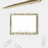 Antiker Glitzer Bridesmaid Name Gefallen Post-it Klebezettel