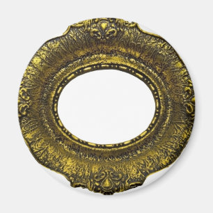 Antiker Goldbilderrahmen Magnet