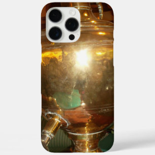 Antiker goldener Samowar Erbstück Teekanne Kunst iPhone 16 Pro Max Hülle