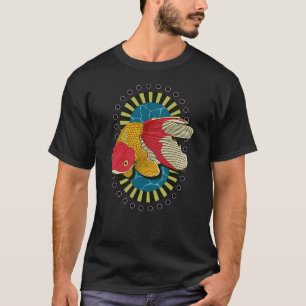 antiker Goldfisch als Haustier T-Shirt
