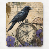 Antiker gotischer Rabe Mousepad (Vorne)