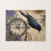 Antiker gotischer Rabe Puzzle (Horizontal)
