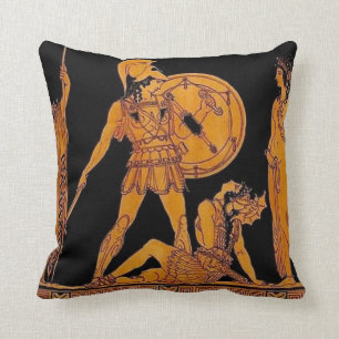 Antiker Gott und Göttliche Frieze - Griechenland Kissen