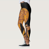 Antiker Gott und Göttliche Frieze - Griechenland Leggings (Links)