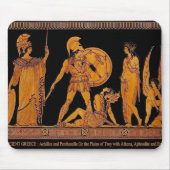 Antiker Gott und Göttliche Frieze - Griechenland Mousepad (Vorne)