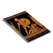 Antiker Gott und Göttliche Frieze - Griechenland Notizblock (Rechte Seite)