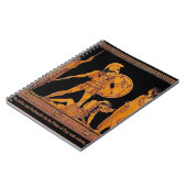 Antiker Gott und Göttliche Frieze - Griechenland Notizblock (Linke Seite)