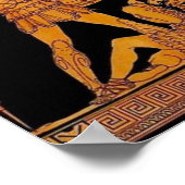 Antiker Gott und Göttliche Frieze - Griechenland Poster (Ecke)