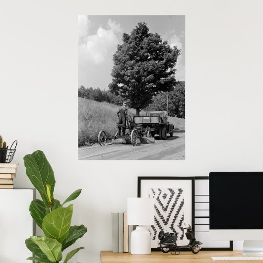 Antiker Grader, 1937 Poster (Heimbüro)