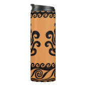 Antiker griechischer Oktopus, Wellenmuster Thermosbecher (Nach rechts gedreht)