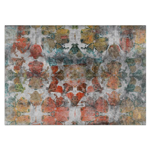 Antiker Grunge Vintage Alter Handgefertigter Wollt Schneidebrett