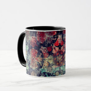 Antiker Grunge Vintage Alter Handgefertigter Wollt Tasse