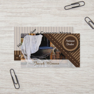 Antiker Händler/Geschäft Visitenkarte
