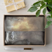 Antiker Hexenkessel mit Sprengfeuer Seidenpapier (Geschenk)