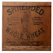 Antiker hölzerner fliese (Vorderseite)