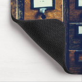 Antiker Holzschrank für Bibliothekskartenkatalog Mousepad (Ecke)