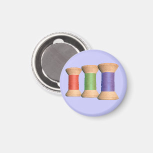 Antiker Holzwickel Magnet