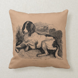Antiker Jagdhund 1800er Jahre Hunde Hounds Kissen