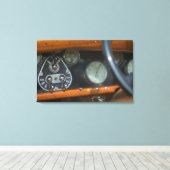 antiker Jaguar 2 Leinwanddruck (Insitu (Holzboden))
