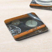 antiker Jaguar 2 Untersetzer (Linke Seite)