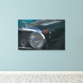 antiker Jaguar Leinwanddruck (Insitu (Holzboden))