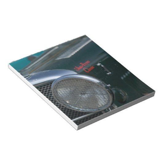 antiker Jaguar Notizblock (angewinkelt)