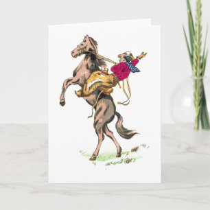 Antiker japanischer Buckaroo 6 Karte