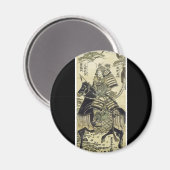 Antiker japanischer Kunstmagnet Magnet (Vorderseite/Rückseite)