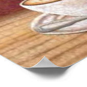 Antiker Kaffee Poster (Ecke)