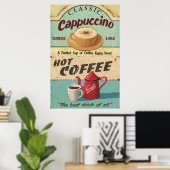 Antiker Kaffee Poster (Heimbüro)