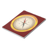 Antiker Kompass Notizblock (Rotiert)