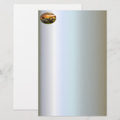 Antiker Lieferwagen im Grünen Briefpapier (Vorne/Hinten)