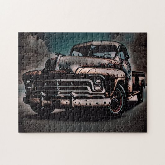 Antiker LKW - Ein zeitloser Klassiker Puzzle (Horizontal)