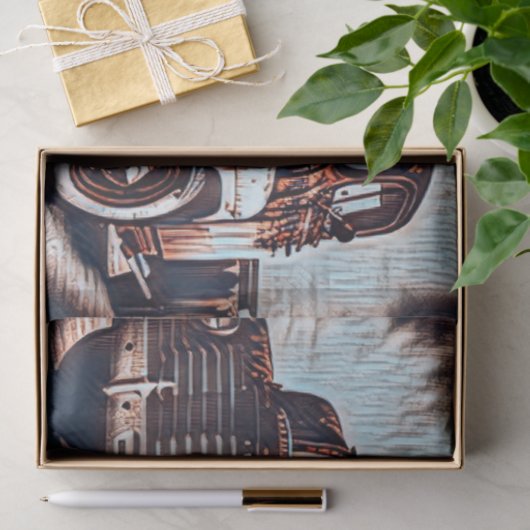 Antiker LKW - Ein zeitloser Klassiker Seidenpapier (Geschenk)