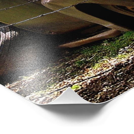 Antiker LKW Fotodruck (Ecke)