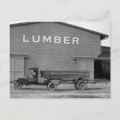 Antiker Lumbertrak, 1920er Postkarte (Vorderseite)