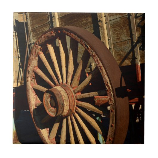 Antiker Maultierzuglastwagen Fliese (Vorderseite)