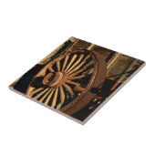 Antiker Maultierzuglastwagen Fliese (Seite)