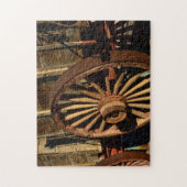 Antiker Maultierzuglastwagen Puzzle (Vertikal)