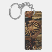 Antiker Maultierzuglastwagen Schlüsselanhänger (Vorderseite links)