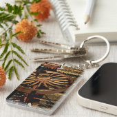 Antiker Maultierzuglastwagen Schlüsselanhänger (Vorderseite rechts)