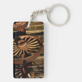 Antiker Maultierzuglastwagen Schlüsselanhänger (Rückseite)